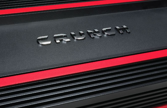 Crunch gti-750 Auto verkabelt weiß Verstärker Audio 