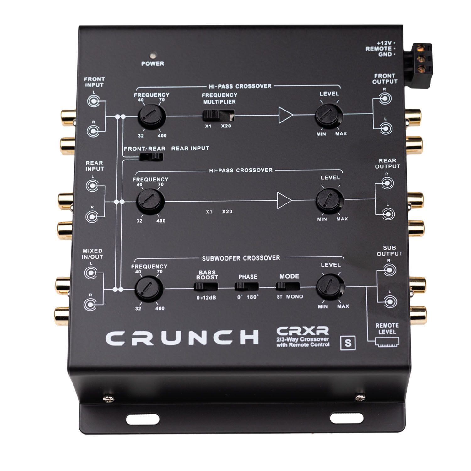 Crunch 160 Watt 13cm Lautsprecher flach Auto Boxen Set DSX-52